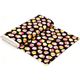 black designer fabric with tossed cupcakes USA 3