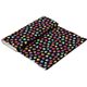 black designer fabric with watercolour paw prints cat 3