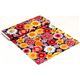 black fabric big colourful flowers Robert Kaufman 3