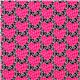 black fabric with pink hearts par Robert Kaufman 2