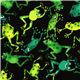 black frog designer fabric from the USA 1