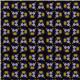 black owls Kokka oxford cloth fabric kawaii Japan 2