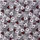 black-white Michael Miller fabric with big flowers 2