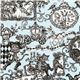 blue Puss in Boots fairy tale fabric par Kokka Japan 1