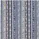 blauer Robert Kaufman Stoff mit Blumen & Silber USA 2