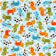 blue fabric with dotted cows de Robert Kaufman USA 2