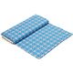 blue flower organic fabric white petals by Robert Kaufman 3