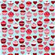 blue heart cupcake fabric de Robert Kaufman 2