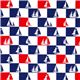 blue-white-red checkered sailor fabric Timeless Treasures 2