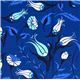 blueMichael Miller fabric Turkish Garden with flowers 1