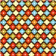 brown Robert Kaufman fabric with colourful flowers 2