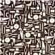 brown fabric with tools par Robert Kaufman 2