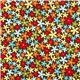 brown flannel fabric with little flowers by Robert Kaufman 2