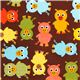 brown piggies premium laminate fabric de Robert Kaufman 1