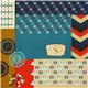 Canvas Retro Stoff Schreibmaschine & Blumen von Kokka 2
