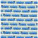 car fabric with blue Pickup trucks dog Robert Kaufman 2