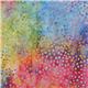 Fat Quarter (50 x 134 cm) - Bunt gebatikter Stoff mit kleinen Formen von Timeless Treasures 3