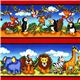 colorful zoo animal flannel fabric Timeless Treasures USA 1