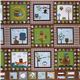 colourful Riley Blake panel fabric kawaii owls 2