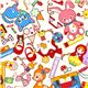 colourful children fabric animals toys riffraff Japan 1