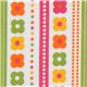 colourful florets flannel fabric de Robert Kaufman 1