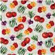 colourful vegetables kitchen fabric by Robert Kaufman 2