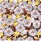 bunter monaluna Bio-Stoff mit Blumen und Bl�ttern 2
