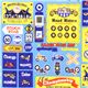 cool double gauze fabric for boys motorcycle sign from Japan 1
