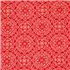 coral Michael Miller fabric with ornaments 2