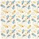 cream birch organic fabric for boys space rocket 2