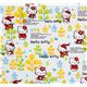cute Hello Kitty canvas fabric trees ice skating winter 2