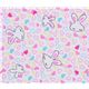 s�sser Love Bunny Stoff bunte Herzen 0,5m 1