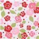 cute Michael Miller fabric red-pink roses Tea Blooms 1
