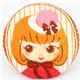 cute Paris girl Cosmo button fabric button Japan 1