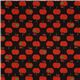 cute black apple fabric with red apples par Kokka 2