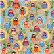 cute brown owls fabric What a Hoot USA designer 2