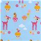 cute fabric deer hamster Toyland Robert Kaufman 2