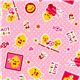 cute fabric with yellow chick heart de Kokka de Jap�n1