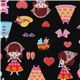 cute girls Japanese fabric Kokka poodle clothes 1