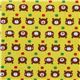 cute glitter bears Japanese fabric Kokka yellow 2