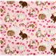 cute pink Easter bunny fabric flowers chipmunks 2