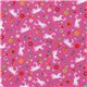 süsser pinker Michael Miller Stoff Kätzchen Blumen 2