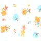 cute teddy bear Jersey Kokka Fabric from Japan kawaii 1