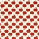 cute white apple fabric with red apples by Kokka 2