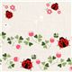 cute white curtain fabric ladybird cloverleaves 1