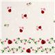 cute white curtain fabric ladybird cloverleaves 2
