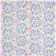 cute white swan fabric with roses de Kokka Japan 2