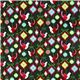 dark green Robert Kaufman Christmas fabric ornaments bird 2