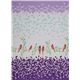 echino canvas Kokka fabric birds purple from Japan 2