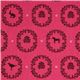 echino Canvas Kokka Stoff Ornamente Tiere pink Japan 1